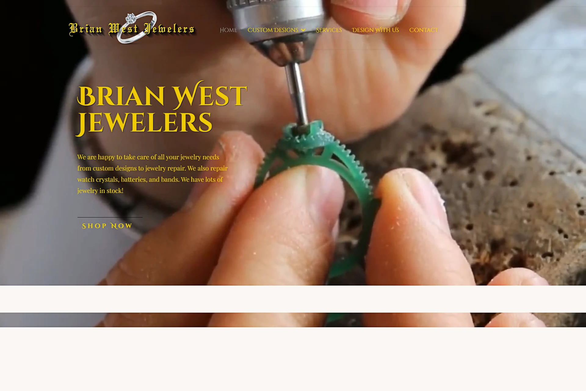 Brian West Jewelers website