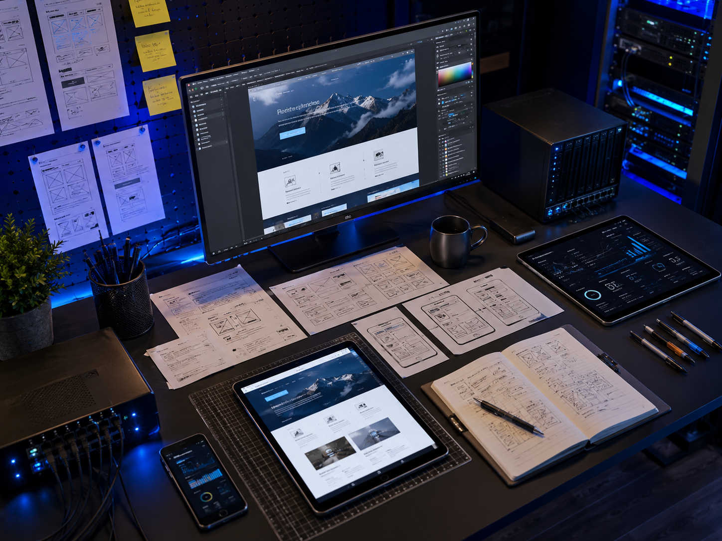 Professional website design and hosting services