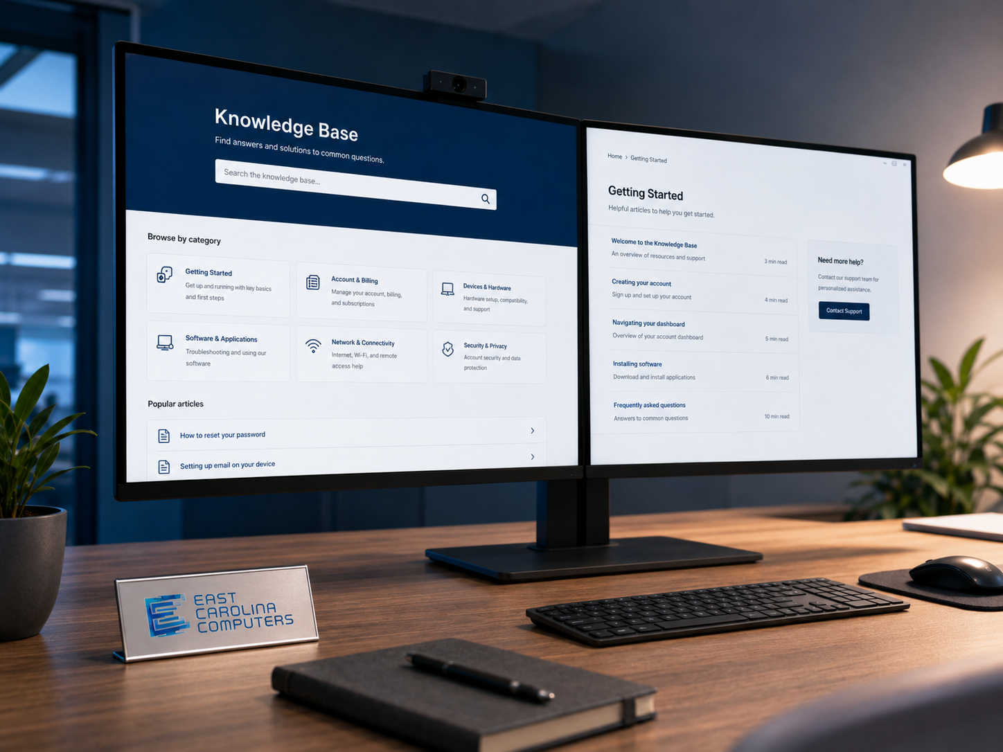 East Carolina Computers Knowledge Base